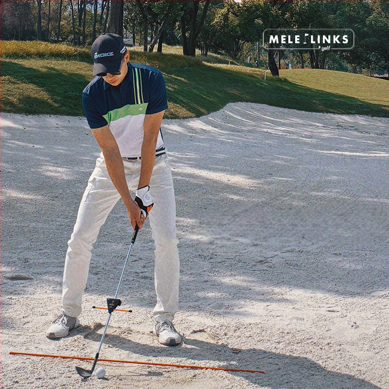 Golf egy lapos rövid ütő putting gyakorlóeszköz golf chipping edzőeszköz új golf sportkellékek