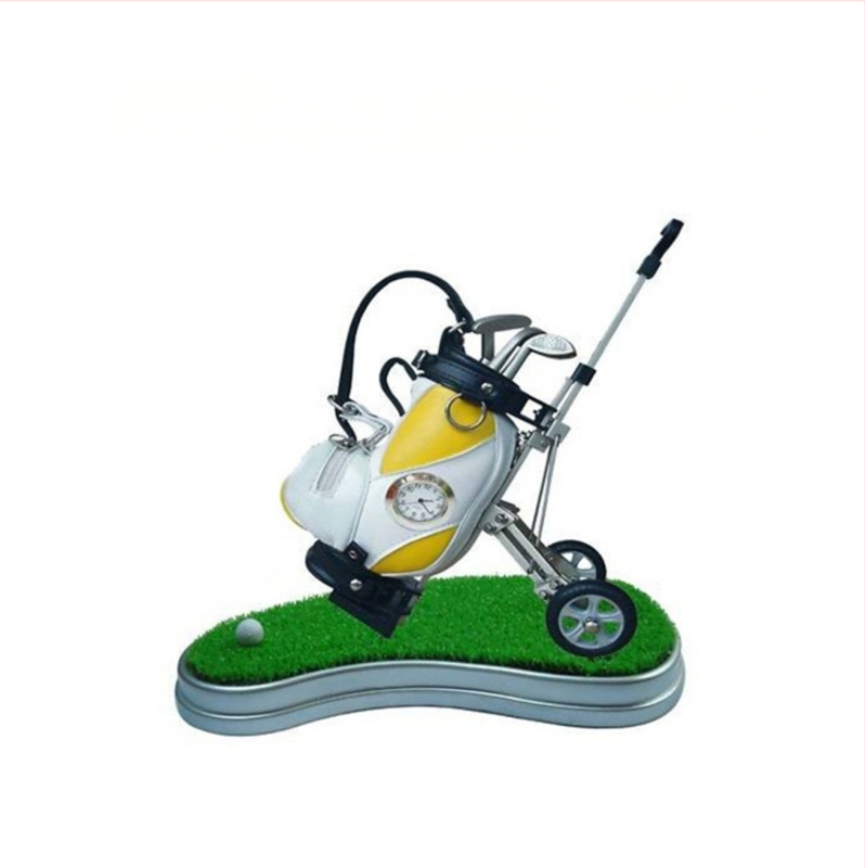 Buddha Power Sports golfkocsi üléssel és tolltartóval, kreatív asztali dísz, golf ajándék