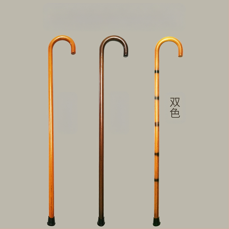 Ramentai pagyvenusiems žmonėms, medžio masyvo mediniai, integruoti kabliukai, lazdelės, lenkta rankena, mediniai ramentai, didmeninė prekyba, tiesioginis pristatymas, retro stiliaus mediniai