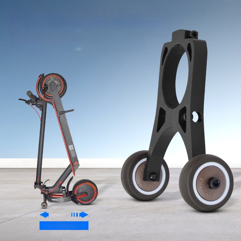 Подходяща за скутер Xiaomi M365/1S/PRO, спомагателна скоба за колело, сгъваема обърната скоба за съхранение, може да се бута и издърпва.