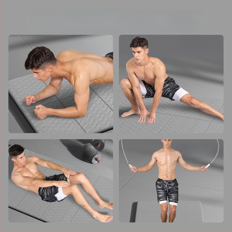 Határokon átnyúló gyártók nagykereskedelmi TPE összecsukható jóga vastagított csúszásmentes szőnyeg ebédszüneti szőnyeg kültéri jógaszőnyeg diák ebédszüneti szőnyeg