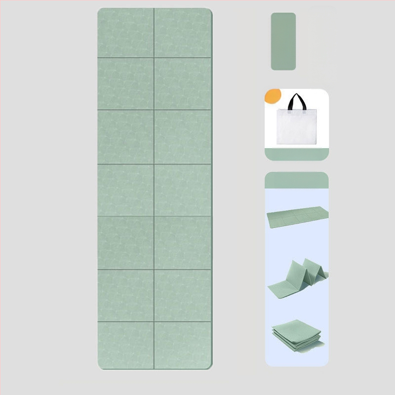 Határokon átnyúló gyártók nagykereskedelmi TPE összecsukható jóga vastagított csúszásmentes szőnyeg ebédszüneti szőnyeg kültéri jógaszőnyeg diák ebédszüneti szőnyeg