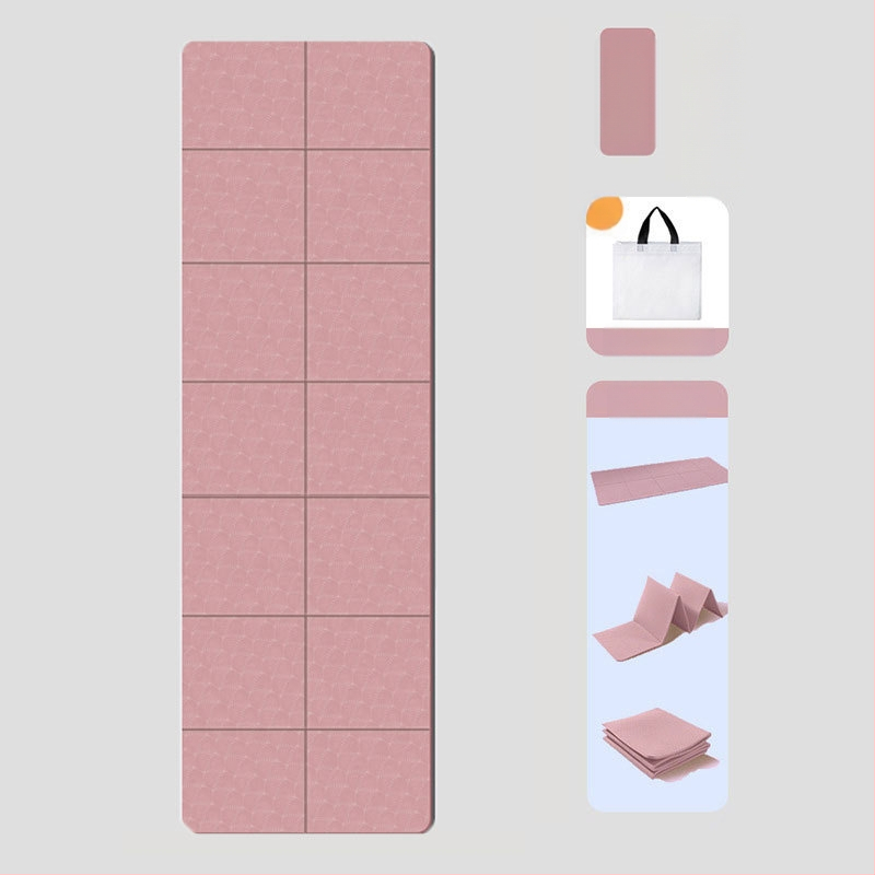 Határokon átnyúló gyártók nagykereskedelmi TPE összecsukható jóga vastagított csúszásmentes szőnyeg ebédszüneti szőnyeg kültéri jógaszőnyeg diák ebédszüneti szőnyeg