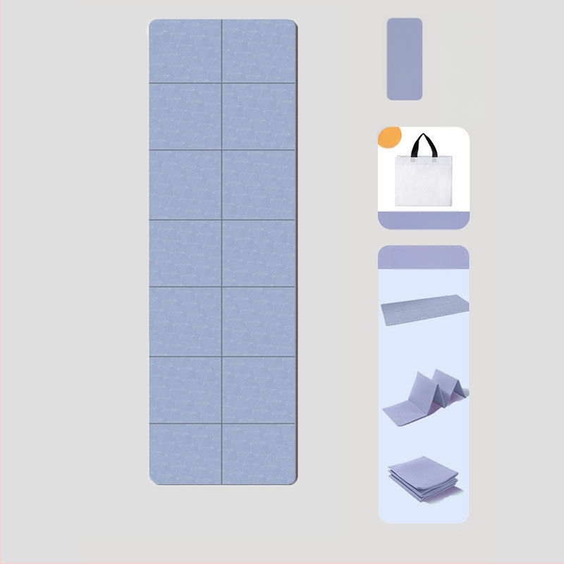 Határokon átnyúló gyártók nagykereskedelmi TPE összecsukható jóga vastagított csúszásmentes szőnyeg ebédszüneti szőnyeg kültéri jógaszőnyeg diák ebédszüneti szőnyeg