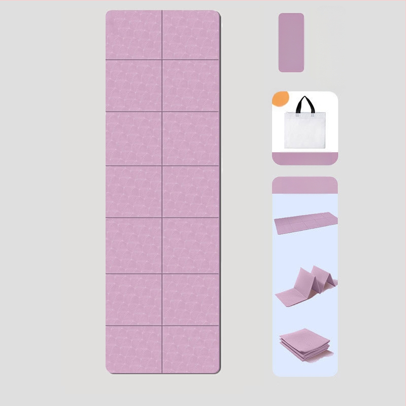 Határokon átnyúló gyártók nagykereskedelmi TPE összecsukható jóga vastagított csúszásmentes szőnyeg ebédszüneti szőnyeg kültéri jógaszőnyeg diák ebédszüneti szőnyeg