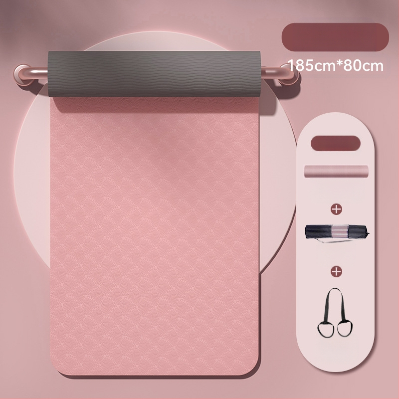 Határokon átnyúló gyártók nagykereskedelmi TPE összecsukható jóga vastagított csúszásmentes szőnyeg ebédszüneti szőnyeg kültéri jógaszőnyeg diák ebédszüneti szőnyeg