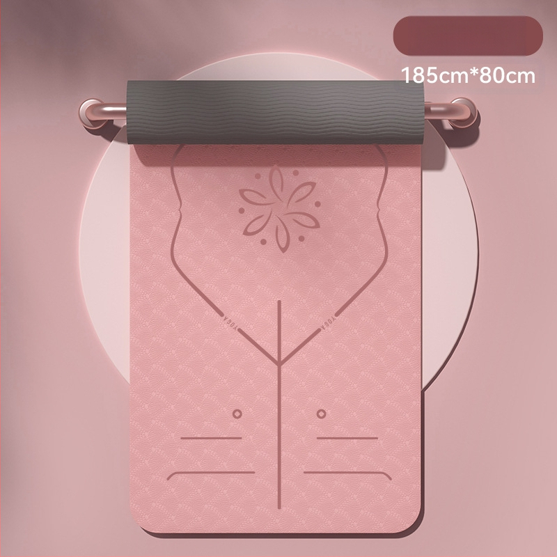 Határokon átnyúló gyártók nagykereskedelmi TPE összecsukható jóga vastagított csúszásmentes szőnyeg ebédszüneti szőnyeg kültéri jógaszőnyeg diák ebédszüneti szőnyeg