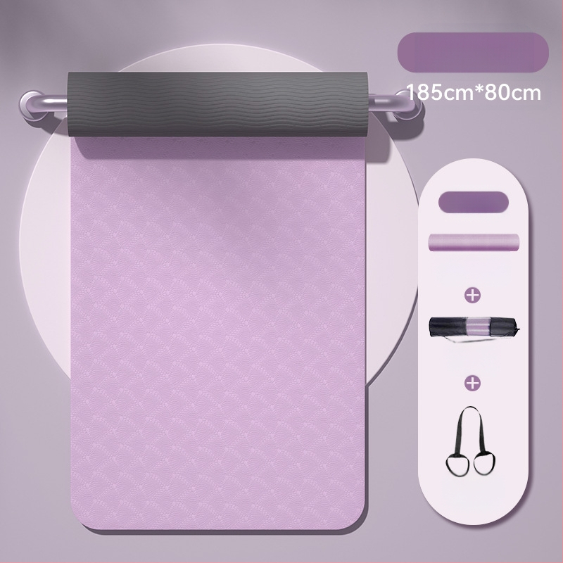 Határokon átnyúló gyártók nagykereskedelmi TPE összecsukható jóga vastagított csúszásmentes szőnyeg ebédszüneti szőnyeg kültéri jógaszőnyeg diák ebédszüneti szőnyeg