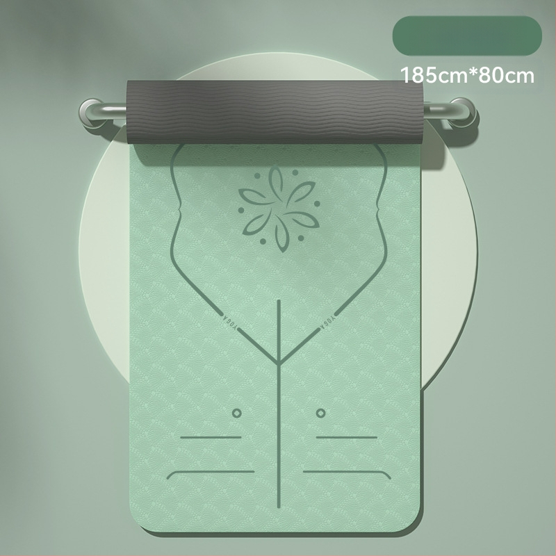 Határokon átnyúló gyártók nagykereskedelmi TPE összecsukható jóga vastagított csúszásmentes szőnyeg ebédszüneti szőnyeg kültéri jógaszőnyeg diák ebédszüneti szőnyeg