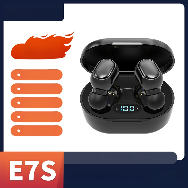 Tarpvalstybiniai sprogimai E7S E6S A6S belaidės TWS5.3 „Bluetooth“ ausinės, skaitmeninės stereo mini sportinės ausinės