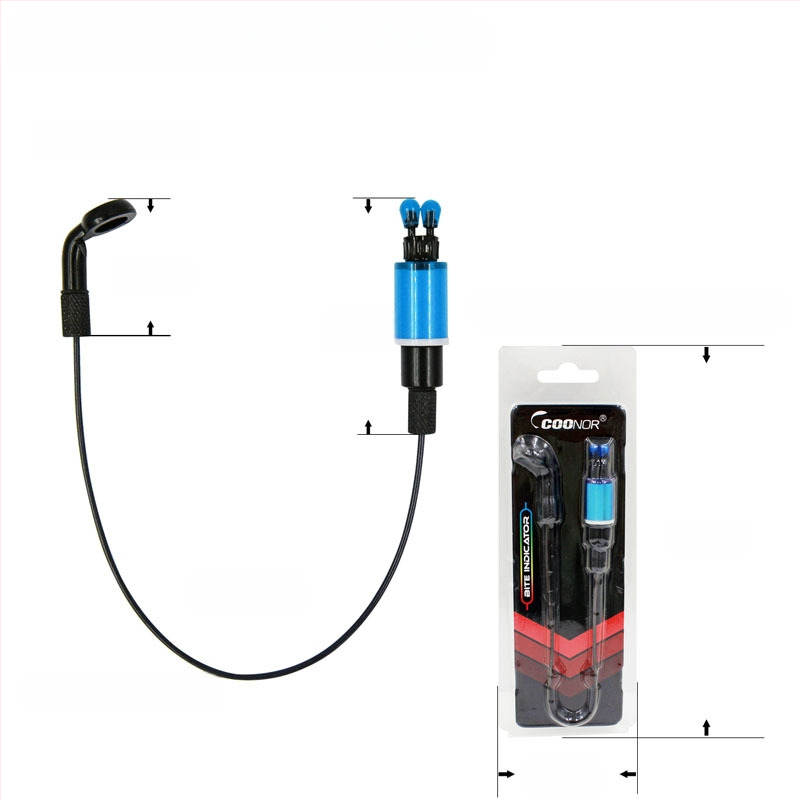 Piiriülene Coolano JY-SW-26 kummikattega roostevabast terasest ketipinguti ilma kerge kalastusalarmi komplektita