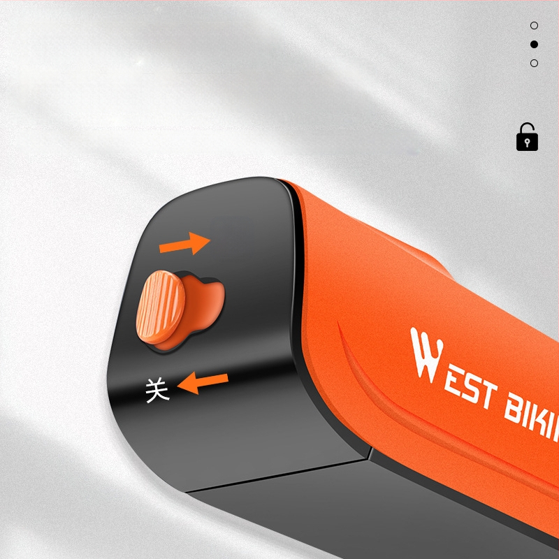 WEST BIKING dviračio užraktas su apsauga nuo vagystės, rakto užraktas, kalnų dviračio, elektrinio automobilio grandinės užraktas, akumuliatorinis automobilio grandinės užraktas