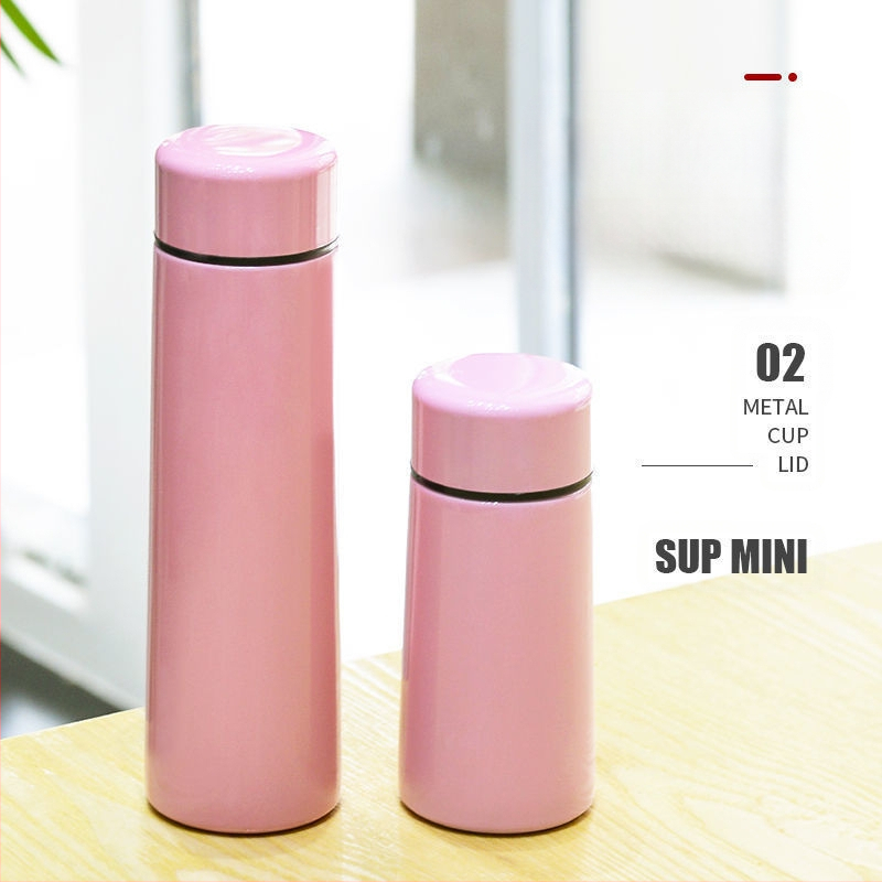 Nešiojama 304 nerūdijančio plieno kišeninė taurė, maža mergaitė, vyriška ir moteriška studentų vandens taurė, miela termoso taurė