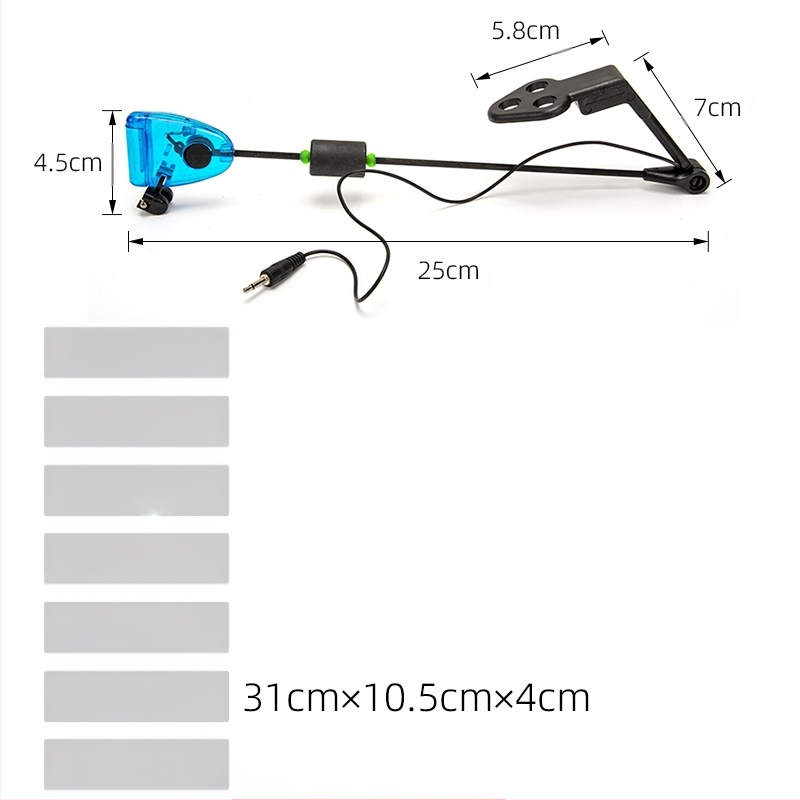 Piiriülene Euroopa karpkala õngevarras, neljavärviline välk, roostevabast terasest pinguti, raamatukogu, kalastusklambri alarmi lisatarvikud