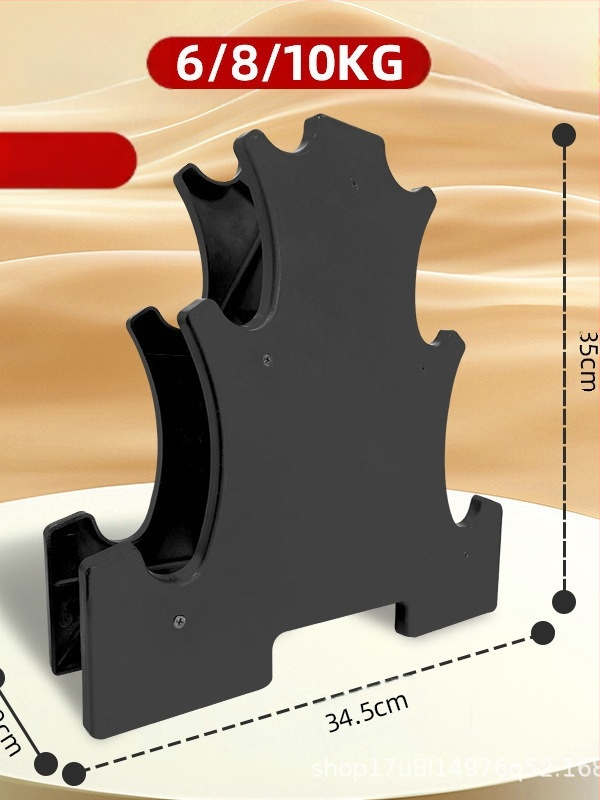 Mažas hantelių stovas, moteriškas hantelių laikymo stovas, vyrų fitneso įranga, buitinis vaikų šešiakampis mažas matinis varpelio laikiklis