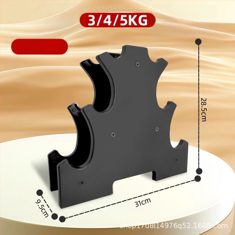 Mažas hantelių stovas, moteriškas hantelių laikymo stovas, vyrų fitneso įranga, buitinis vaikų šešiakampis mažas matinis varpelio laikiklis