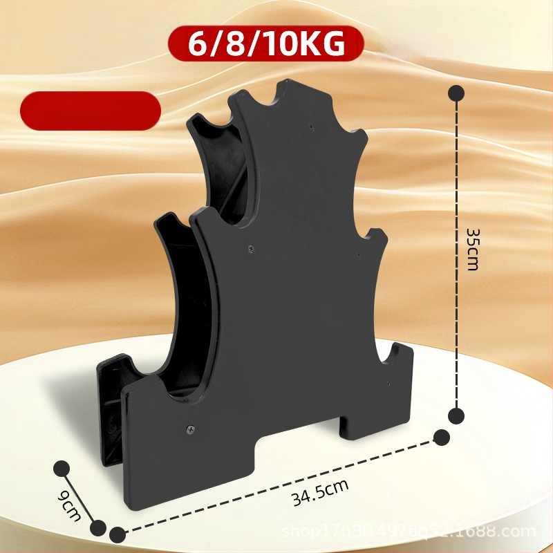 Mažas hantelių stovas, moteriškas hantelių laikymo stovas, vyrų fitneso įranga, buitinis vaikų šešiakampis mažas matinis varpelio laikiklis