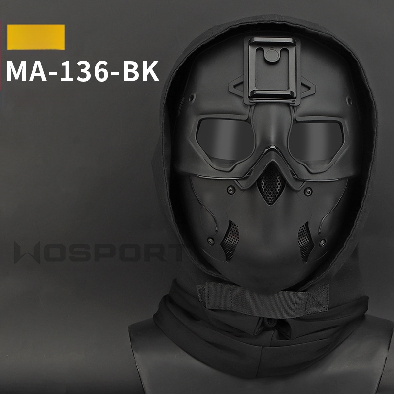 WOSPORT Wild Mask ülikond Peakate Mask Kaheotstarbeline režiim Täisnäokaitse Ühevärviline