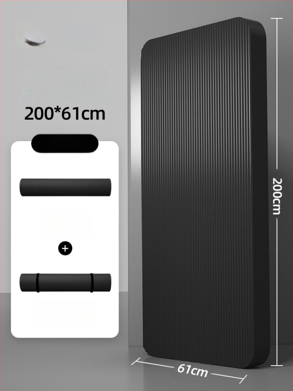 Seljakuivatav meeste treeningmatt algajatele, laiendatud ja pikendatud libisemiskindel kulumiskindel treeningjoogamatt sportimiseks