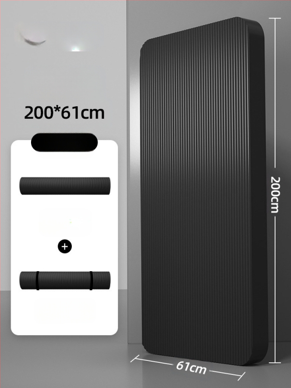 Seljakuivatav meeste treeningmatt algajatele, laiendatud ja pikendatud libisemiskindel kulumiskindel treeningjoogamatt sportimiseks