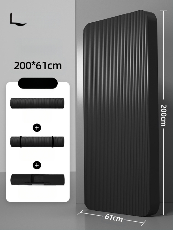 Seljakuivatav meeste treeningmatt algajatele, laiendatud ja pikendatud libisemiskindel kulumiskindel treeningjoogamatt sportimiseks