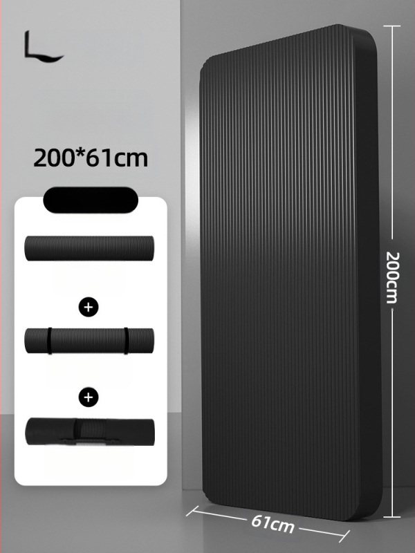 Seljakuivatav meeste treeningmatt algajatele, laiendatud ja pikendatud libisemiskindel kulumiskindel treeningjoogamatt sportimiseks