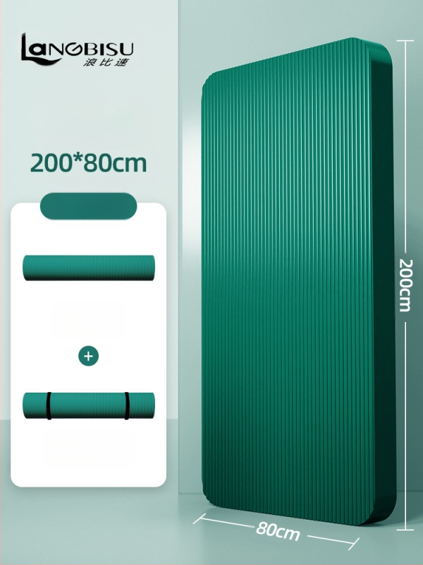 Seljakuivatav meeste treeningmatt algajatele, laiendatud ja pikendatud libisemiskindel kulumiskindel treeningjoogamatt sportimiseks