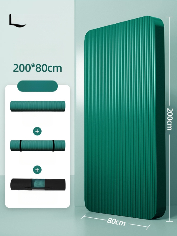 Seljakuivatav meeste treeningmatt algajatele, laiendatud ja pikendatud libisemiskindel kulumiskindel treeningjoogamatt sportimiseks