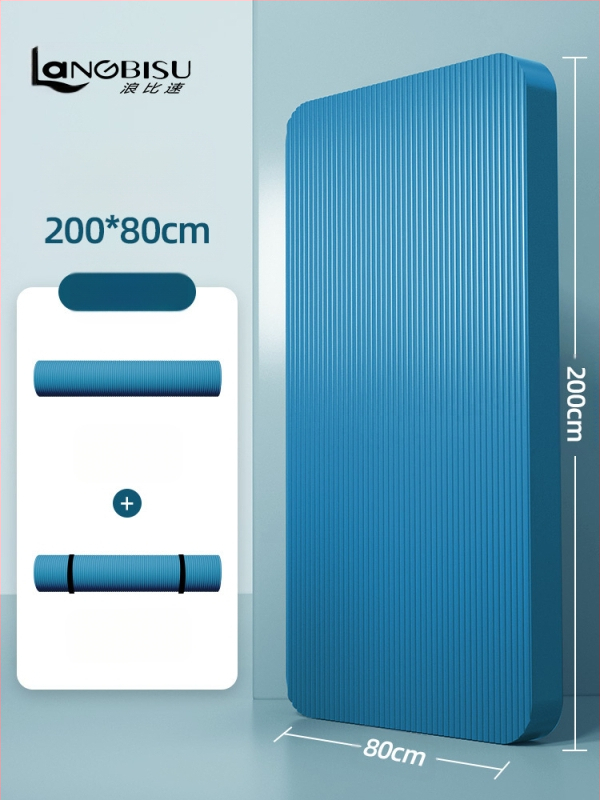 Seljakuivatav meeste treeningmatt algajatele, laiendatud ja pikendatud libisemiskindel kulumiskindel treeningjoogamatt sportimiseks