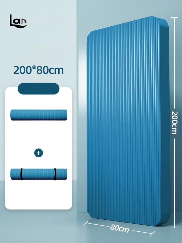 Seljakuivatav meeste treeningmatt algajatele, laiendatud ja pikendatud libisemiskindel kulumiskindel treeningjoogamatt sportimiseks