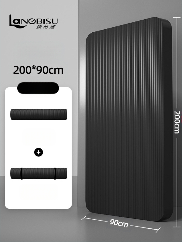 Seljakuivatav meeste treeningmatt algajatele, laiendatud ja pikendatud libisemiskindel kulumiskindel treeningjoogamatt sportimiseks