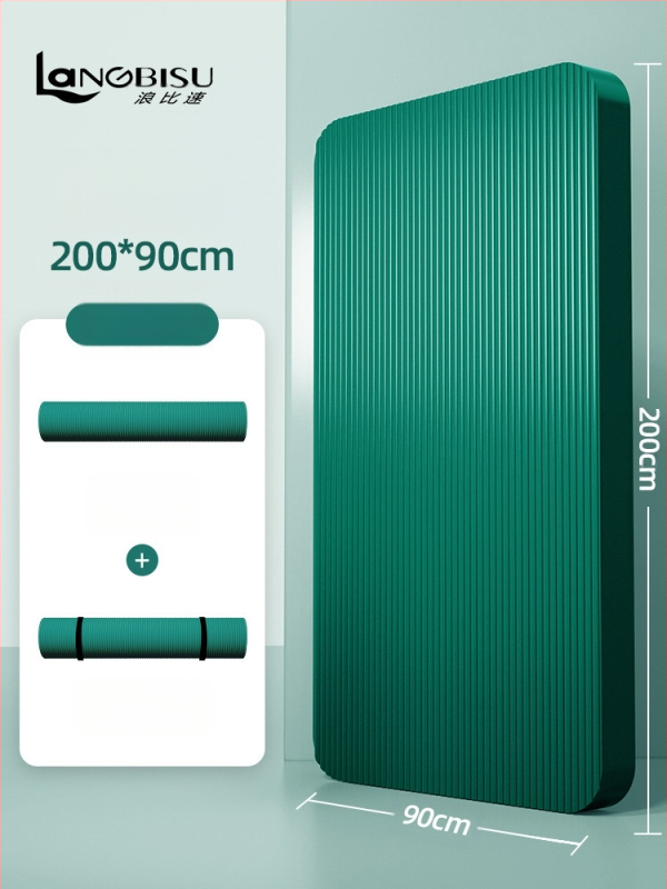 Seljakuivatav meeste treeningmatt algajatele, laiendatud ja pikendatud libisemiskindel kulumiskindel treeningjoogamatt sportimiseks