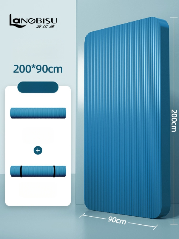 Seljakuivatav meeste treeningmatt algajatele, laiendatud ja pikendatud libisemiskindel kulumiskindel treeningjoogamatt sportimiseks
