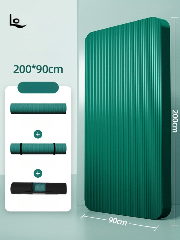 Seljakuivatav meeste treeningmatt algajatele, laiendatud ja pikendatud libisemiskindel kulumiskindel treeningjoogamatt sportimiseks