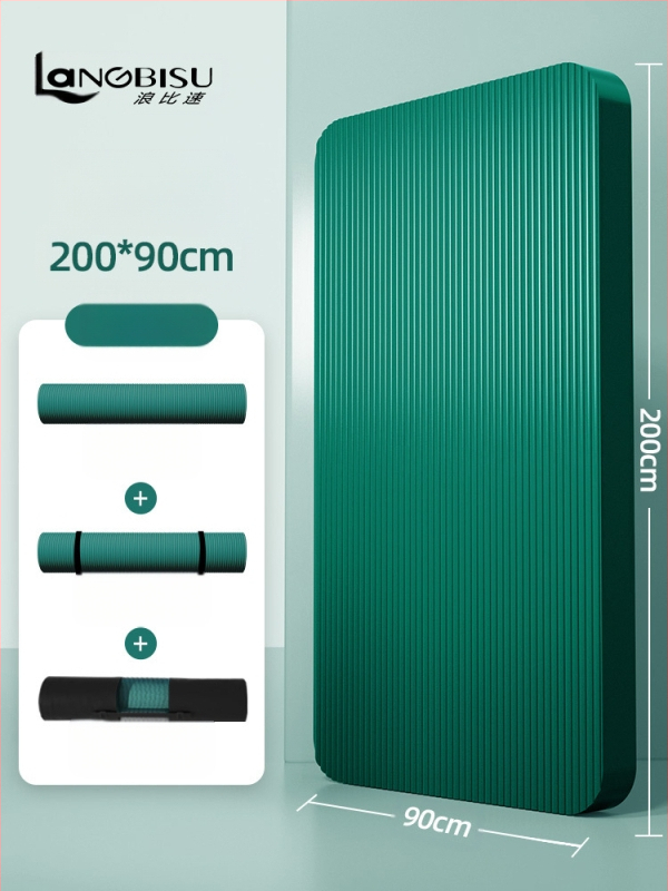 Seljakuivatav meeste treeningmatt algajatele, laiendatud ja pikendatud libisemiskindel kulumiskindel treeningjoogamatt sportimiseks