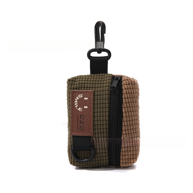 Mini mündikott Trendikas brändi väike kott ripatsiga rõivaaksessuaarid rippuv kõrvaklappide kott kaasaskantav hoiustusvõtmekott mündile