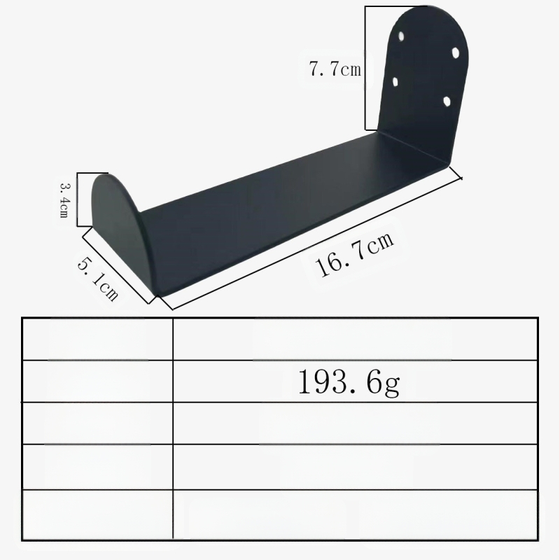 Spot lumelaua konksu seinale riputatav horisontaalne kronstein fikseeritud surfilaua aeru hoiustamise metallklamber hulgimüük