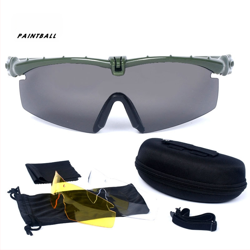 Uued taktikalised 3.0 mässuvastased kaitseprillid CS laskeprillid, elektrilised jalgrattasõiduprillid, tuulekindlad löögikindlad prillid