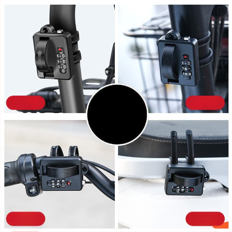 Elektrinis akumuliatorinis automobilio šalmo užraktas su slaptažodžiu, apsaugantis nuo vagystės, fiksuota apsaugos kepurės spyna su nemokama spynos sagtimi, slaptažodžiu, šalmo užraktas