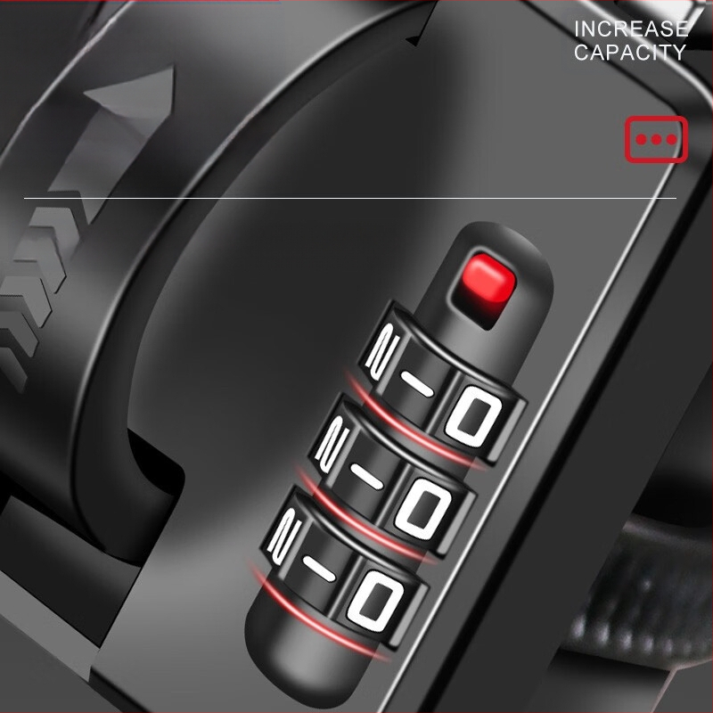 Elektrinis akumuliatorinis automobilio šalmo užraktas su slaptažodžiu, apsaugantis nuo vagystės, fiksuota apsaugos kepurės spyna su nemokama spynos sagtimi, slaptažodžiu, šalmo užraktas