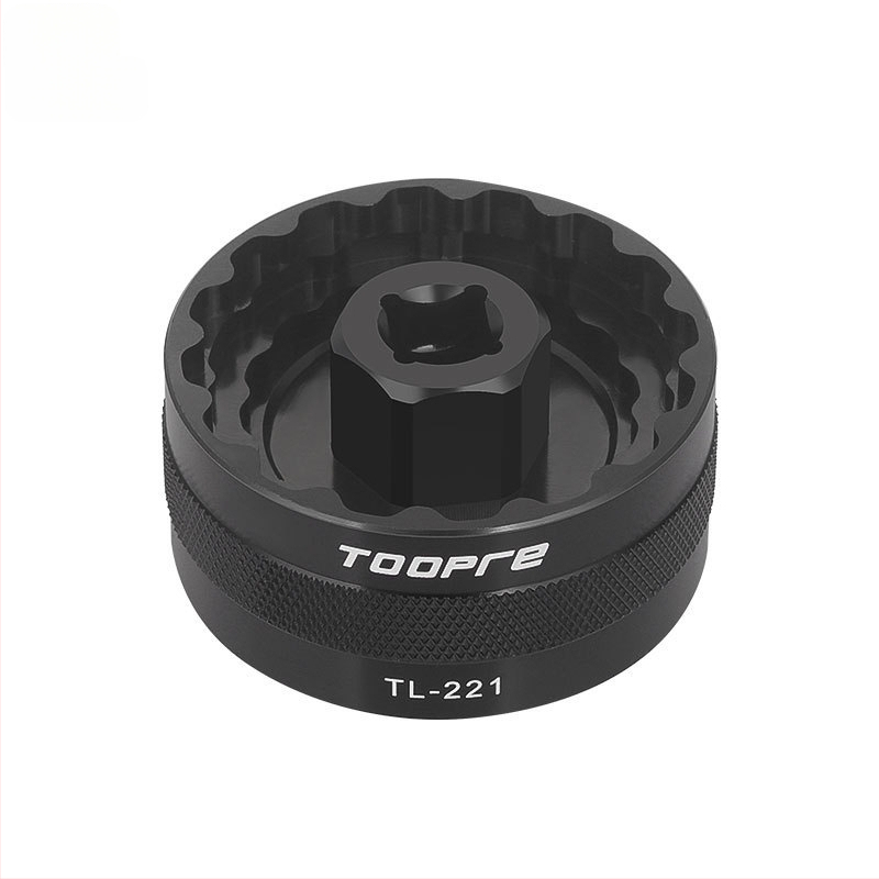 TOOPRE kerékpár ötirányú középtengely hüvely hegyi kerékpár integrált menetes középtengely eltávolító és beszerelő szerszám