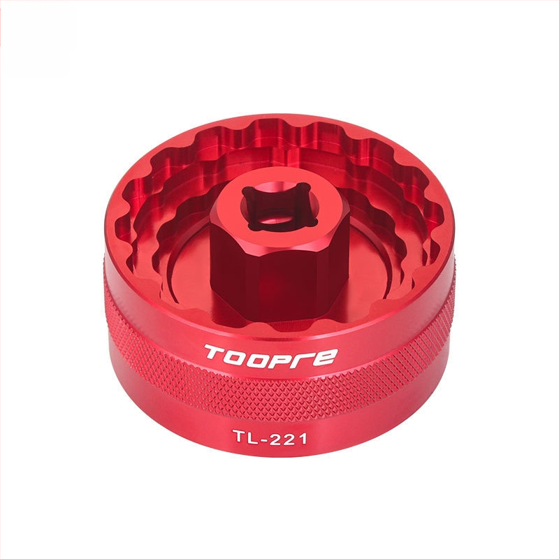 TOOPRE kerékpár ötirányú középtengely hüvely hegyi kerékpár integrált menetes középtengely eltávolító és beszerelő szerszám