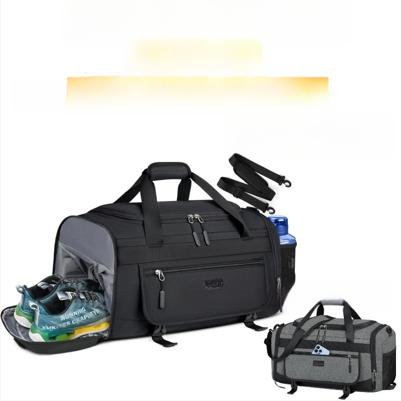 Mitrās un sausās atdalīšanas fitnesa soma, pārrobežu, Oksfordas auduma uzglabāšanas soma, īpaši viegla ceļojumu soma, bagāžas soma, jogas soma, antibakteriāla, ūdensizturīga