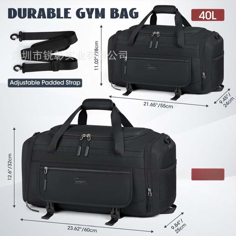 Mitrās un sausās atdalīšanas fitnesa soma, pārrobežu, Oksfordas auduma uzglabāšanas soma, īpaši viegla ceļojumu soma, bagāžas soma, jogas soma, antibakteriāla, ūdensizturīga