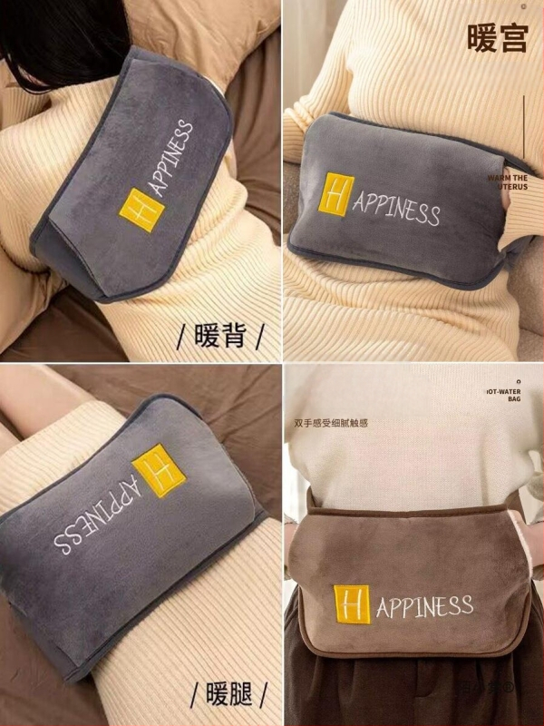 Karstā ūdens maisiņš, uzlādējams, sprādziendrošs, silts ūdens maisiņš, flīsa, jauks, silts mazuļa meitenes karstais kompresis, vidukļa, vēdera, īsts, silts roku sildītājs
