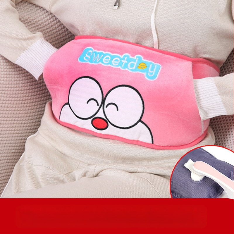 Karstā ūdens maisiņš, uzlādējams, sprādziendrošs, silts ūdens maisiņš, flīsa, jauks, silts mazuļa meitenes karstais kompresis, vidukļa, vēdera, īsts, silts roku sildītājs