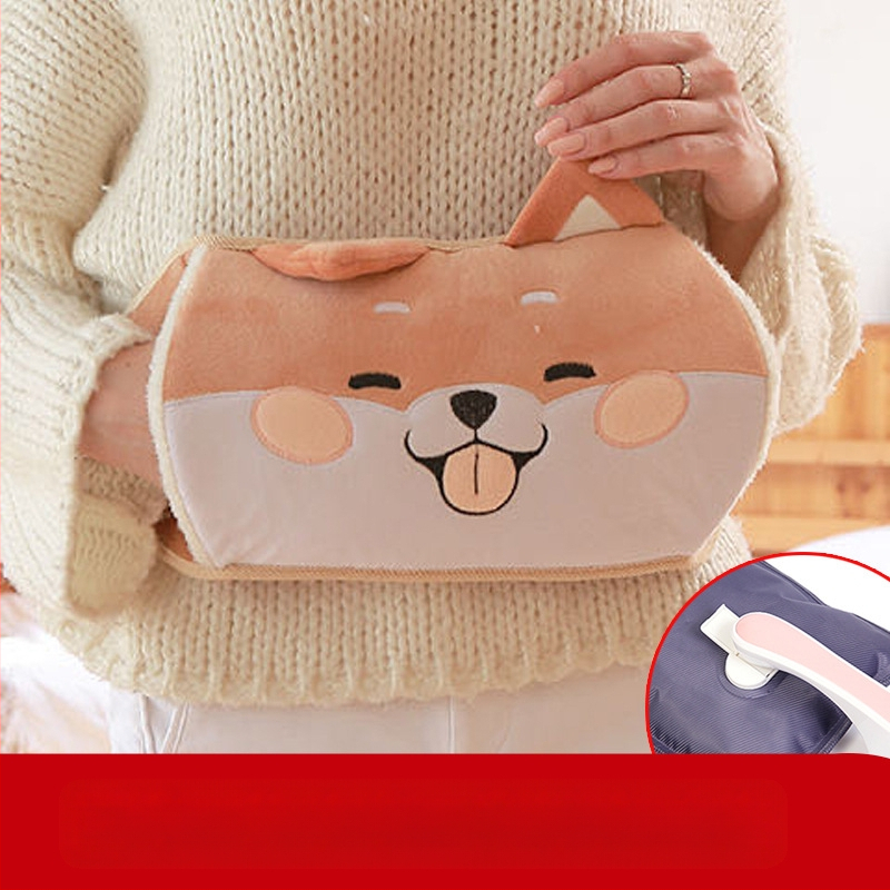 Karstā ūdens maisiņš, uzlādējams, sprādziendrošs, silts ūdens maisiņš, flīsa, jauks, silts mazuļa meitenes karstais kompresis, vidukļa, vēdera, īsts, silts roku sildītājs