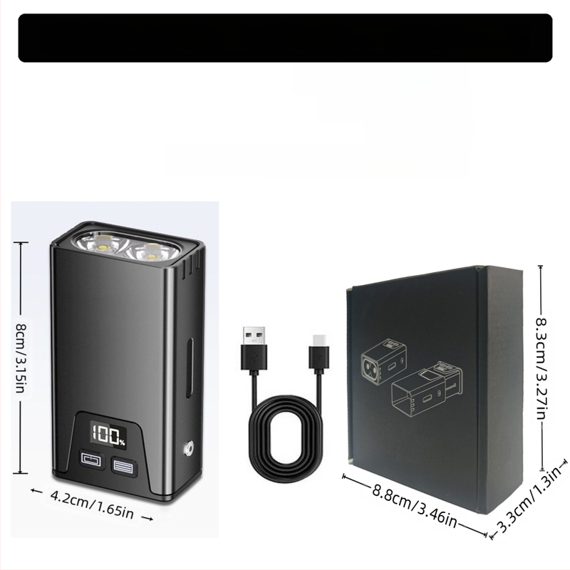 Kültéri Edc zseblámpa kulcstartó lámpa többfunkciós újratölthető kültéri munkalámpa három fényforrású hordozható erős fényű zseblámpa