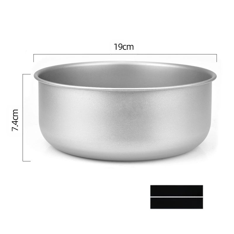 Rūpnīcas noieta tīra titāna bļoda, āra kempinga titāna bļoda, lauka galda piederumi, pārnēsājama, sakrauta titāna bļoda