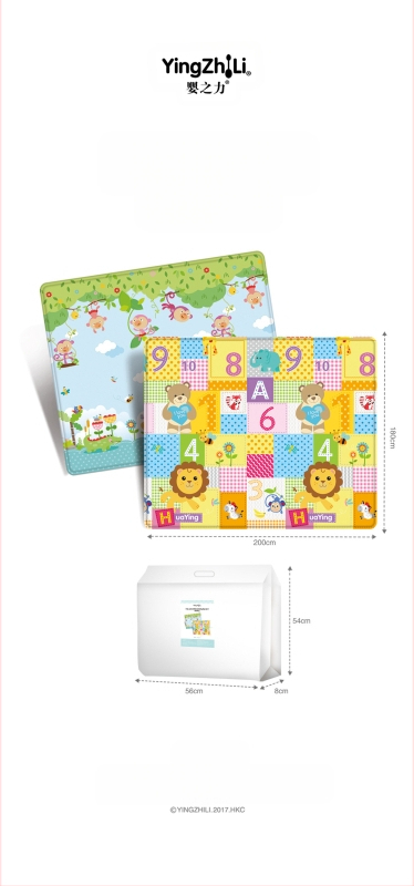 „Baby Power“ laipiojimo kilimėlis kūdikiams, sulankstomas laipiojimo kilimėlis kūdikiams, svetainės žaidimų kilimėlis, sutankintas vaikų laipiojimo kilimėlis